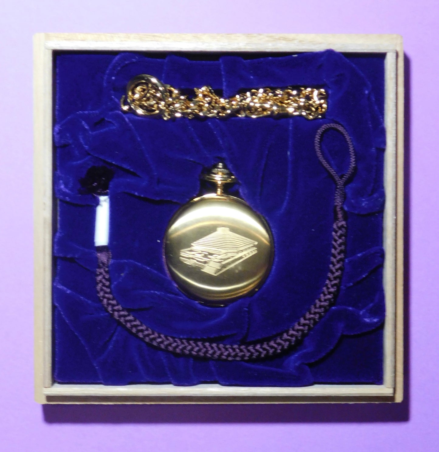 Musashimaru Commemorative Pocket Watch - in original box (complete - as new)