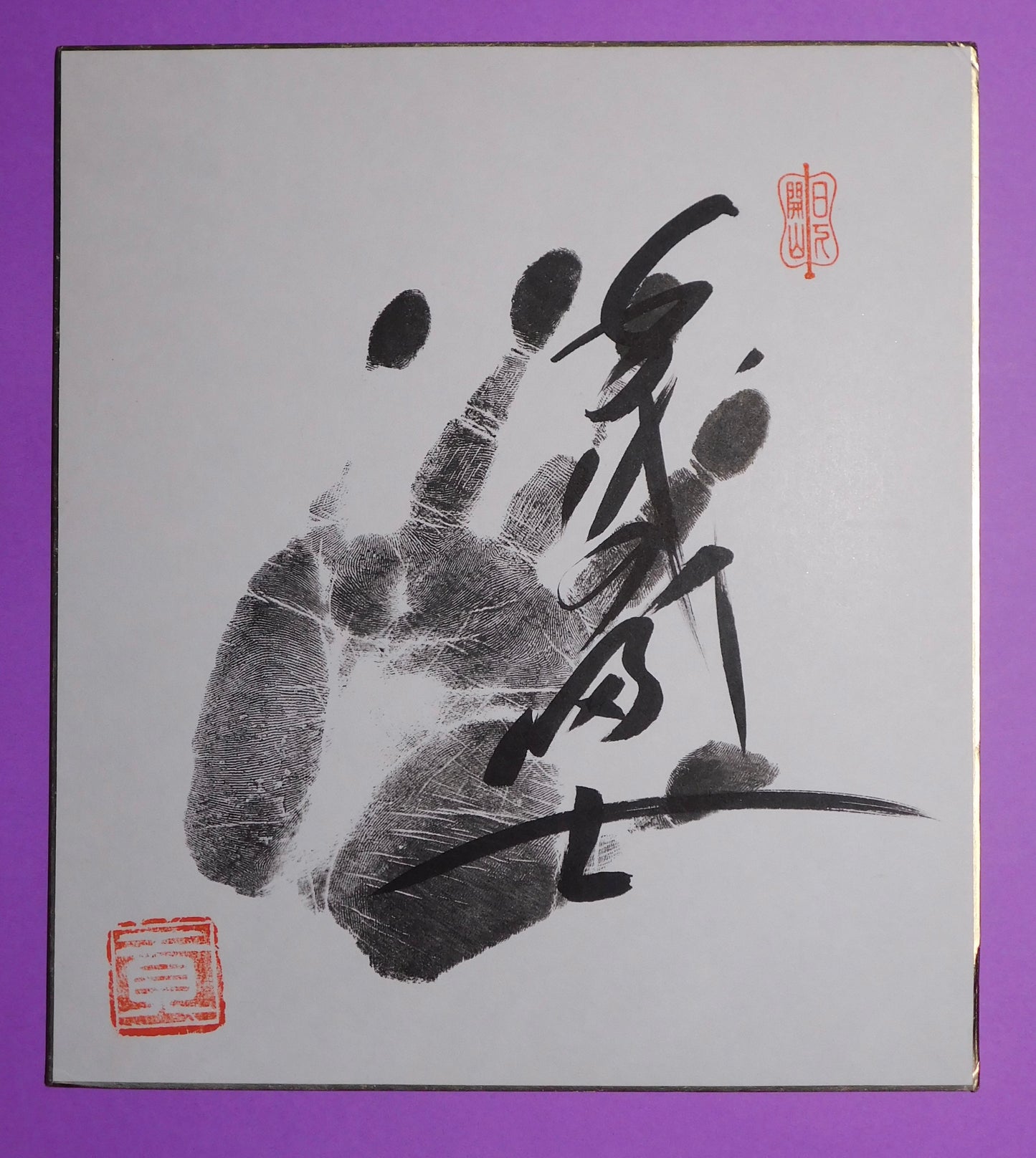 Retired - 58th Yokozuna Chiyonofuji Tegata + Banzuke