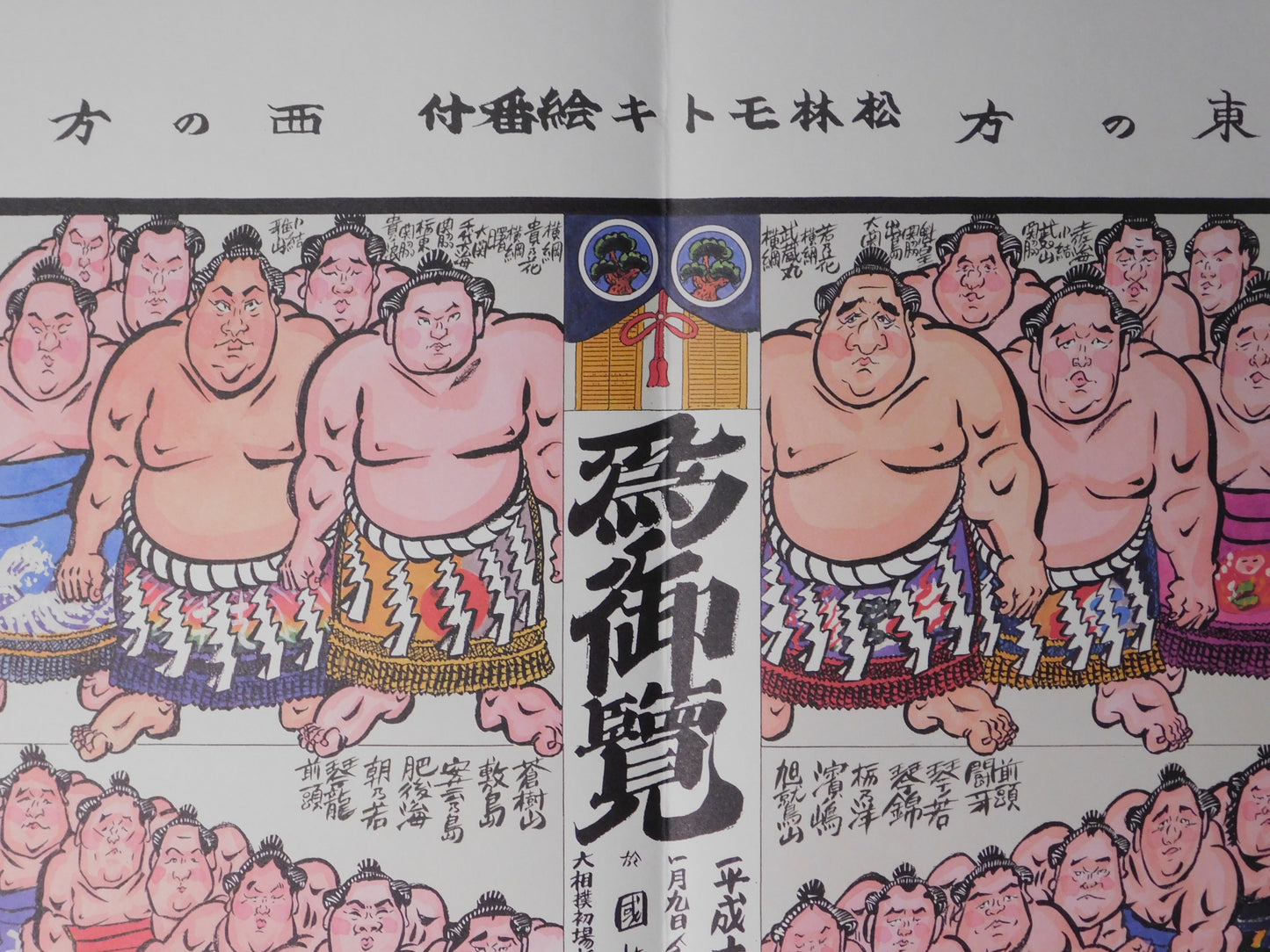 Picture Banzuke - January 2000 Tournament