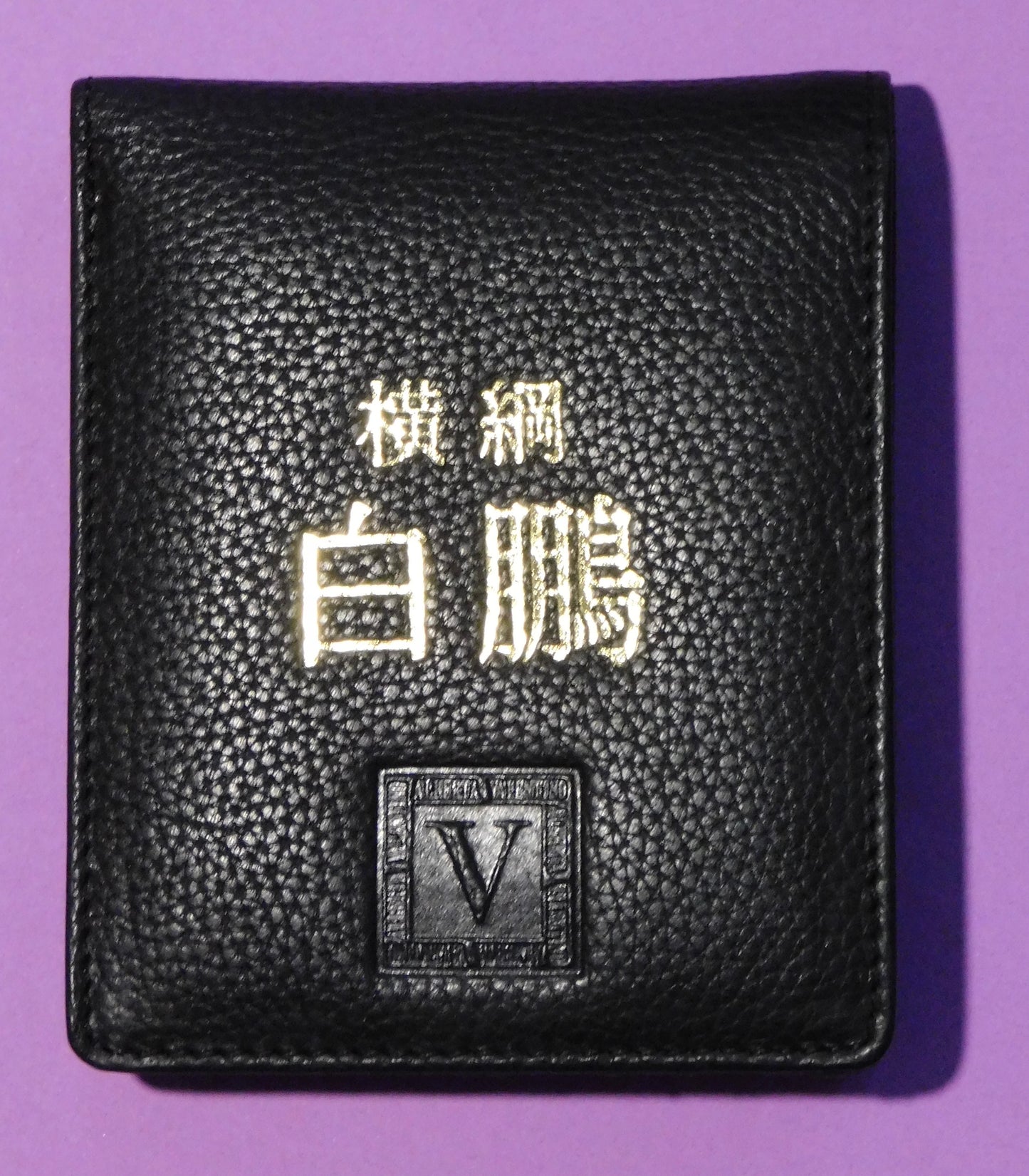 Hakuho Gold Monogrammed Mens wallet