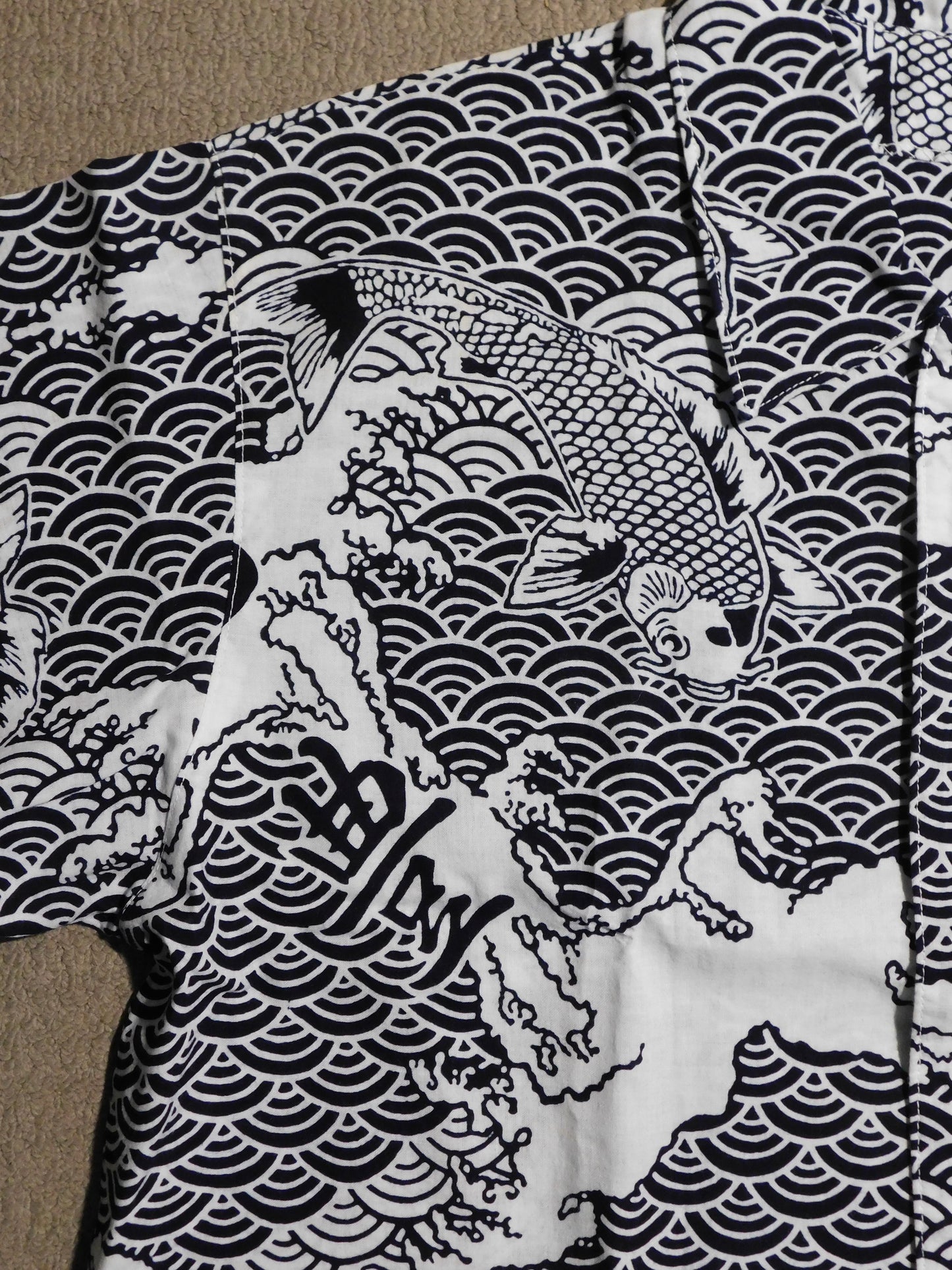 Vintage Sumo Shirt - made from Asahiyutaka's Yukata fabric