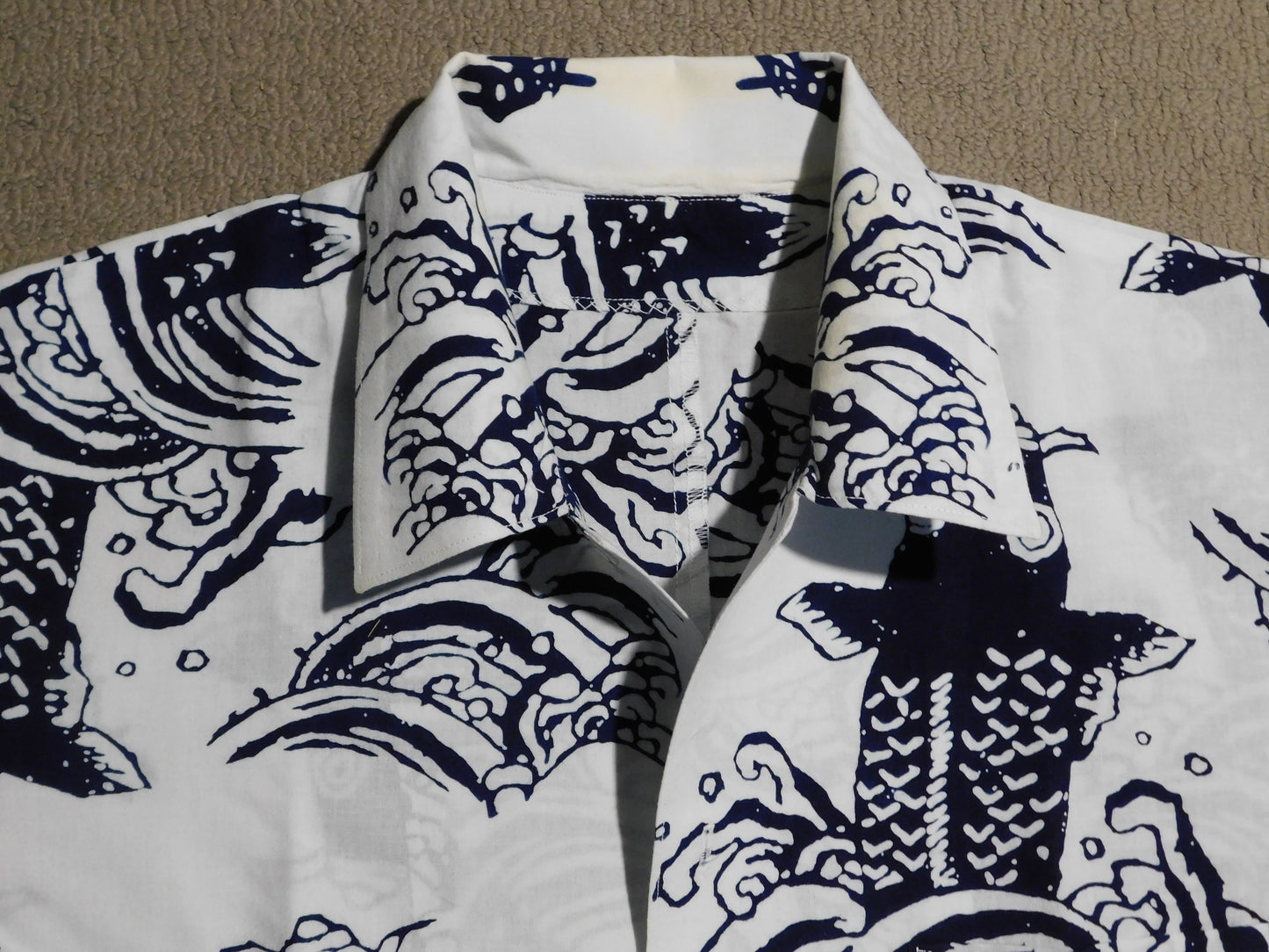 Vintage Sumo Shirt - made from Tatsunami Beya Yukata fabric