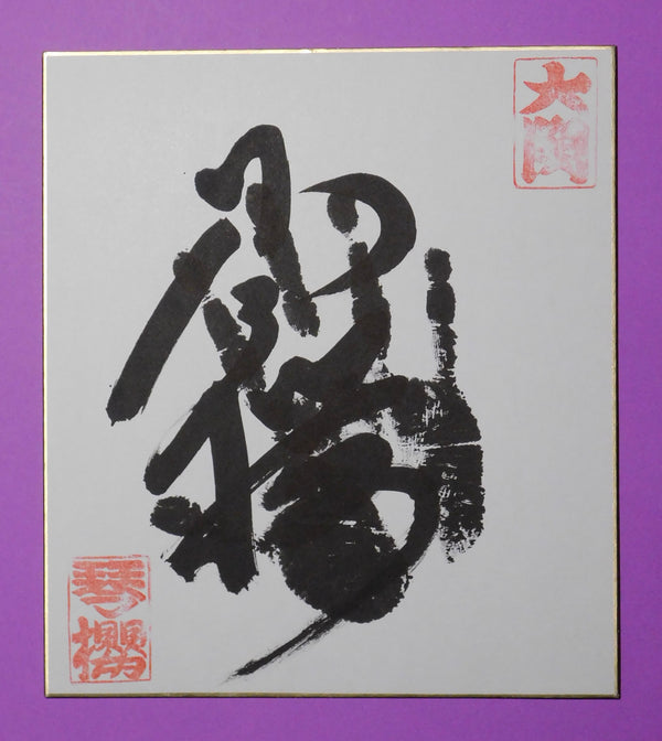 Ozeki Kotozakura tegata